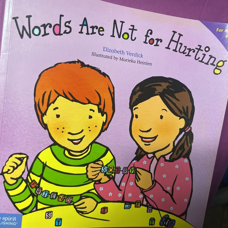 Words Are Not for Hurting