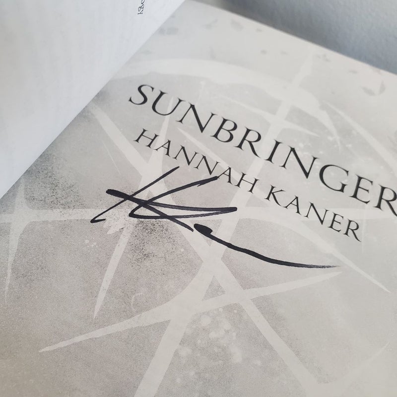 SIGNED Waterstones Sunbringer