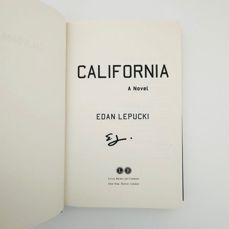 SIGNED First Edition California