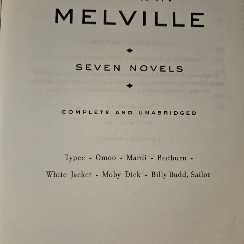 Seven Novels of Herman Melville 