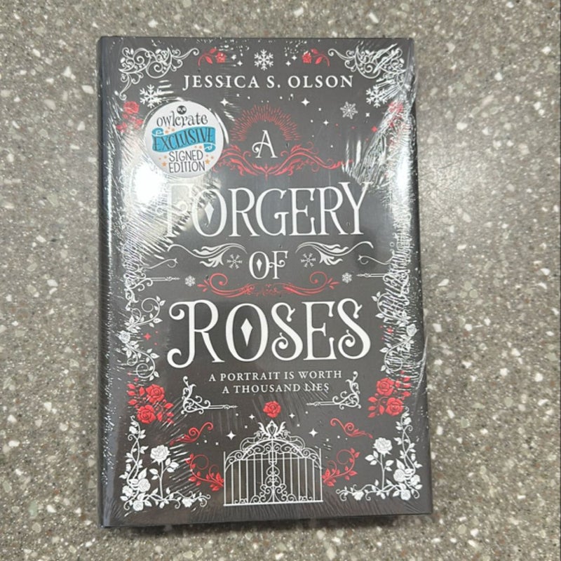 A forgery of roses, owl crate, exclusive, signed, edition