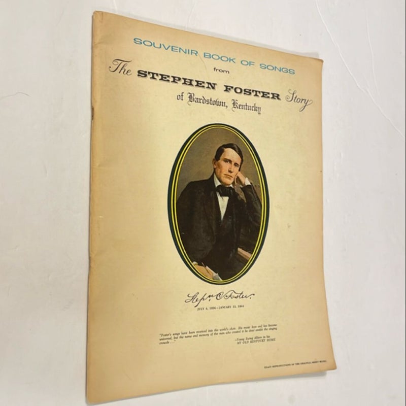 The Stephen Foster story of Bardstomn Kentucky  (C1950)