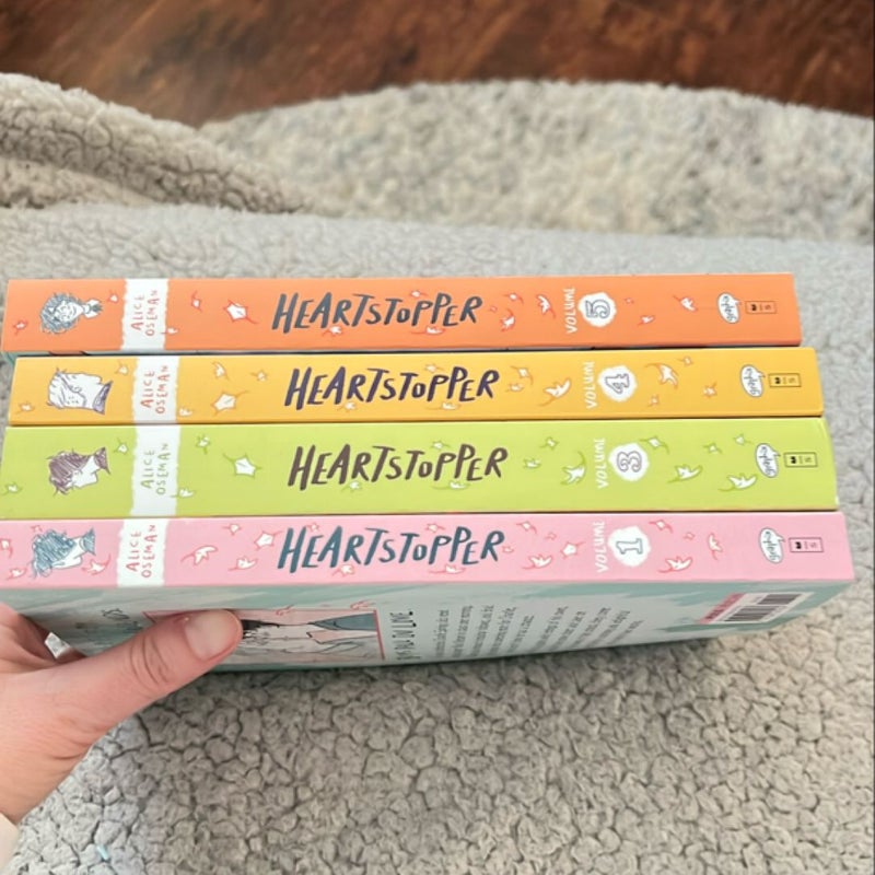 Heartstopper Books 1, 3, 4, 5 