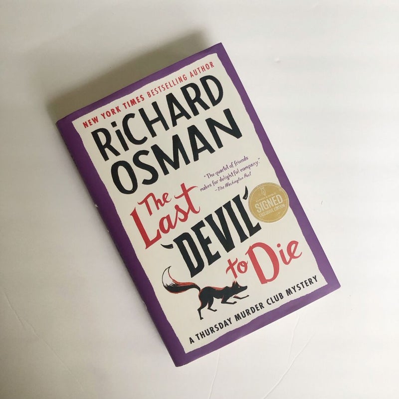 SIGNED The Last Devil to Die