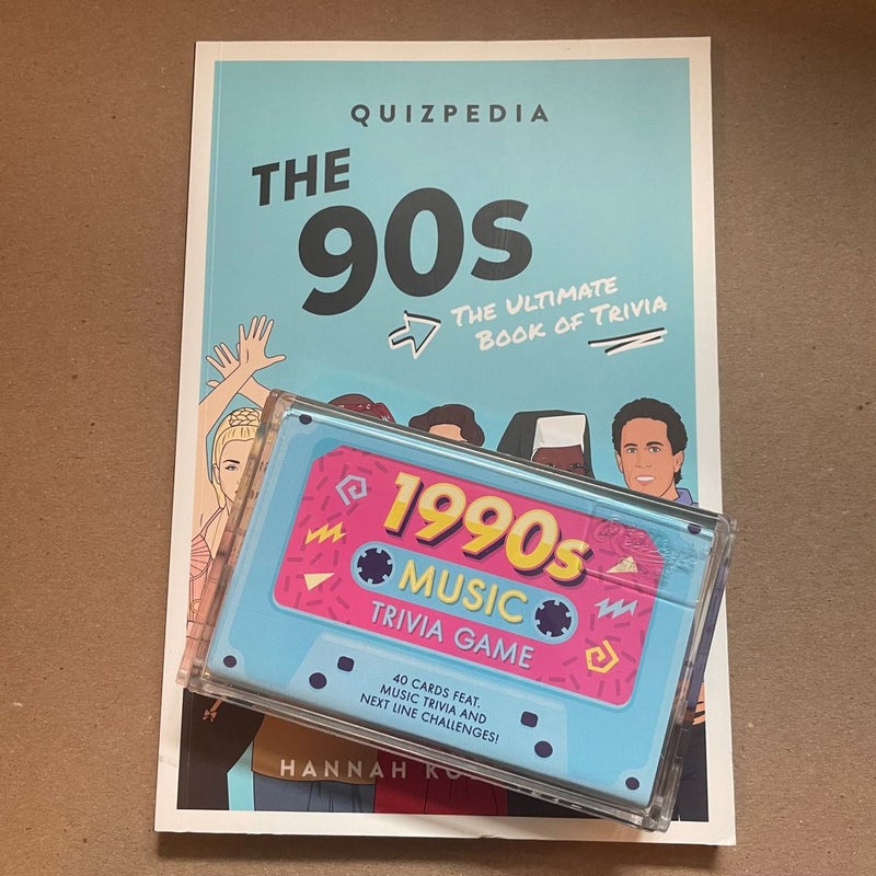 90s Bundle (Quizpedia Book & Trivia Card Game)