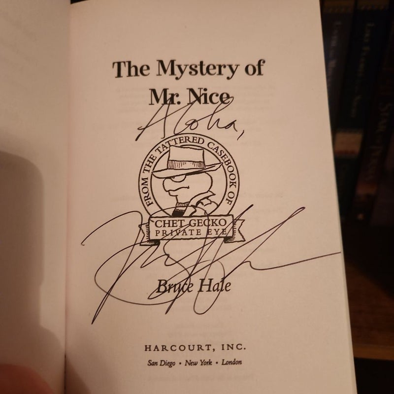 *Signed* The Mystery of Mr. Nice