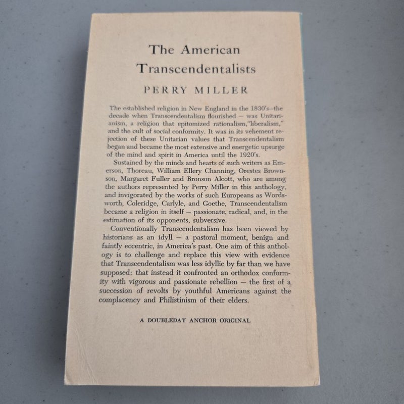 The American Transcendentalists