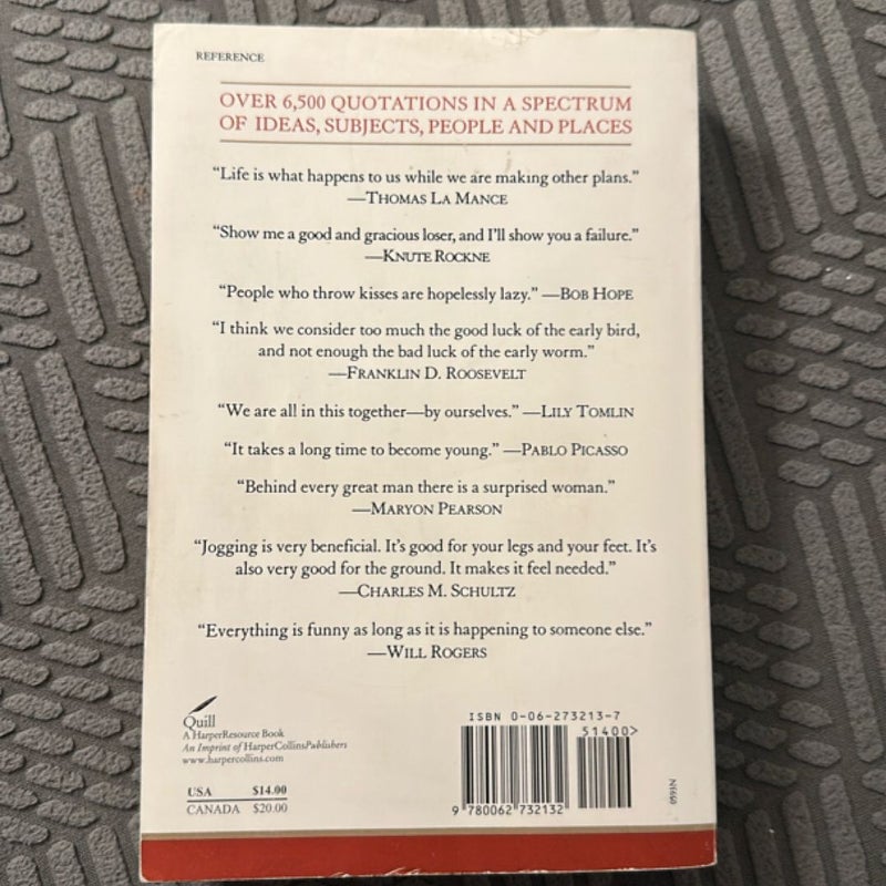 The Harper Book of Quotations Revised Edition