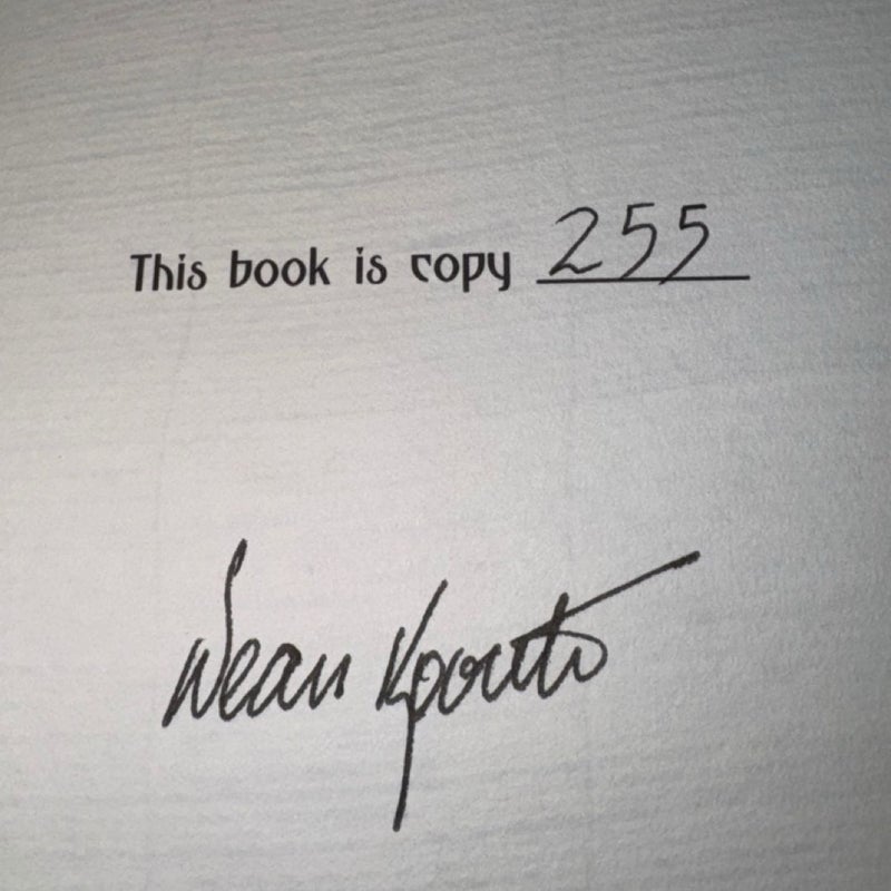 THE BOOK OF COUNTED SORROWS SIGNED LIMITED