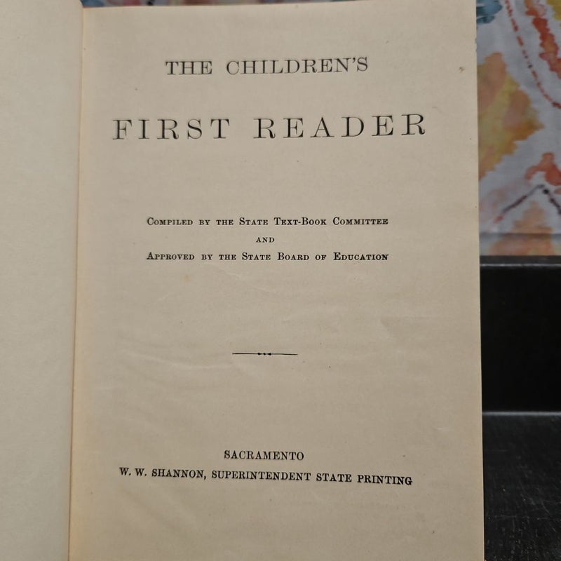 VINTAGE - First Reader, California State Series (PB220)