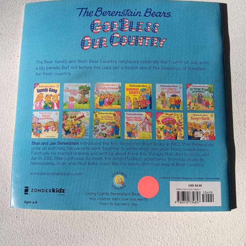 The Berenstain Bears  and America The Beautiful, 3 Book Bundle 