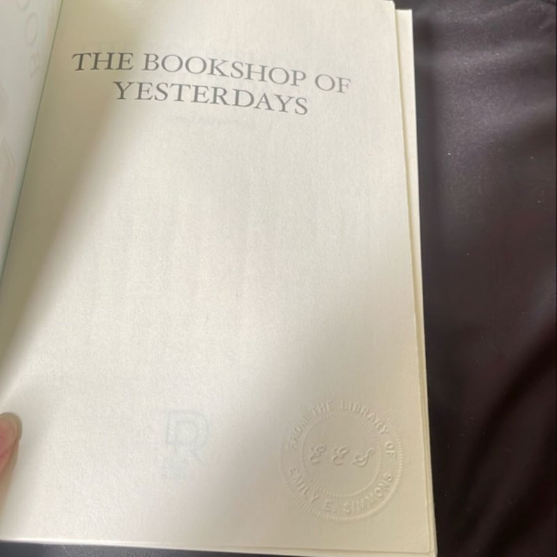 The Bookshop of Yesterdays