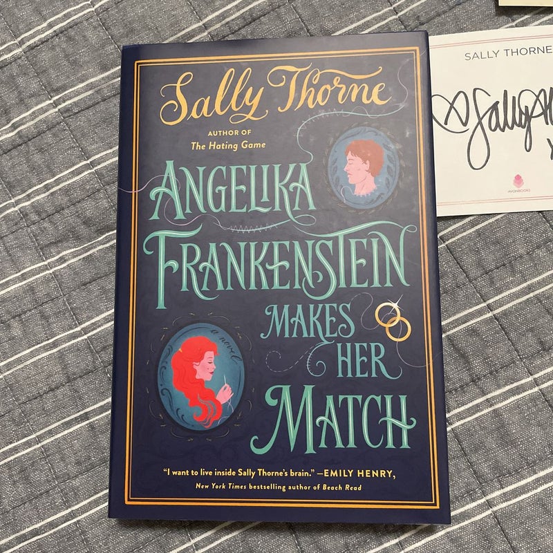 Angelika Frankenstein Makes Her Match - SIGNED BOOKPLATE