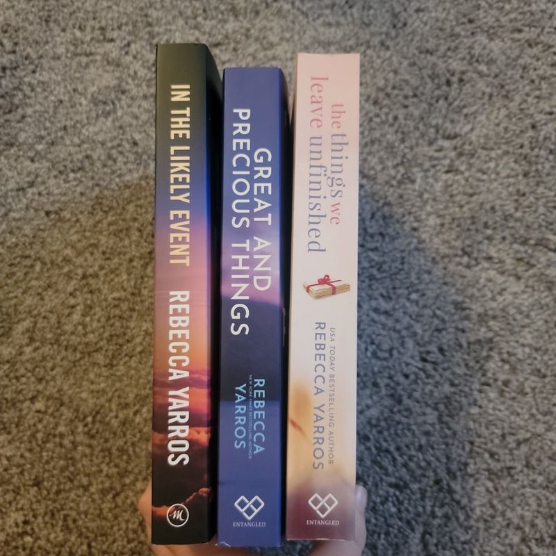 In the Likely Event (***Rebecca Yarros 3 book bundle)