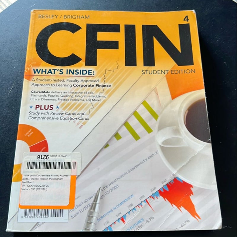 CFIN4 (with CourseMate Printed Access Card)