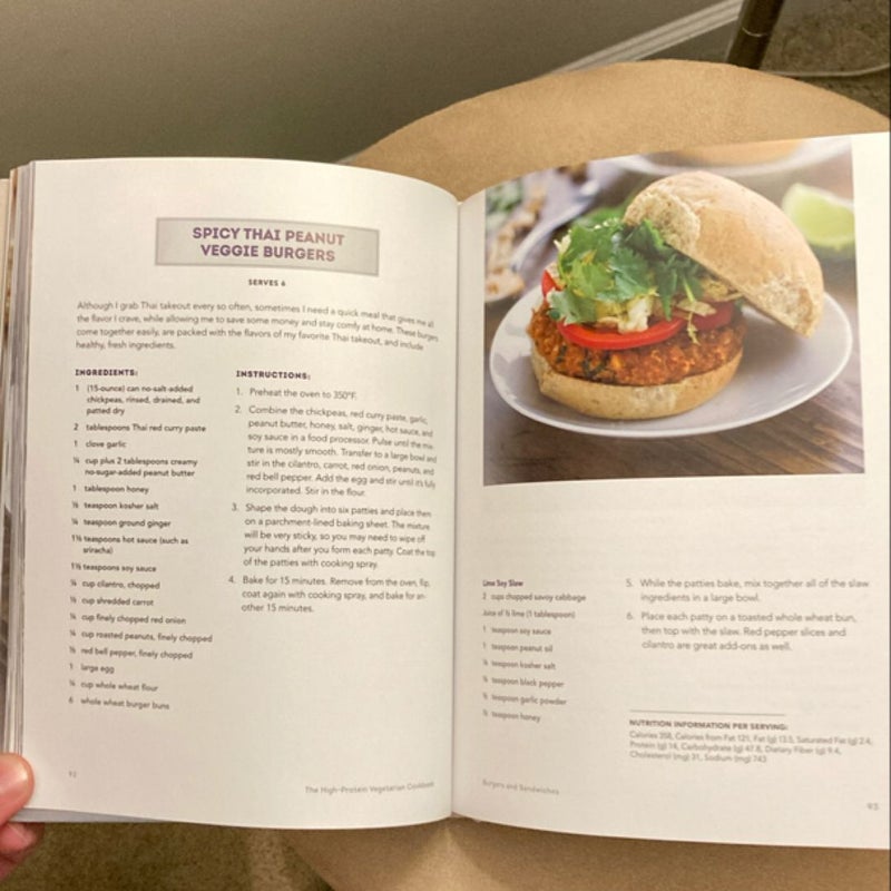 The High Protein Vegetarian Cookbook