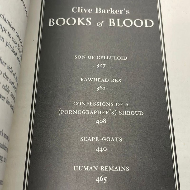 Clive Barker's Books of Blood 1-3