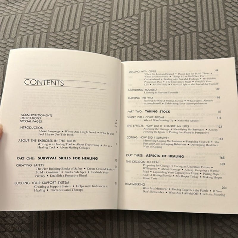 The Courage to Heal Workbook