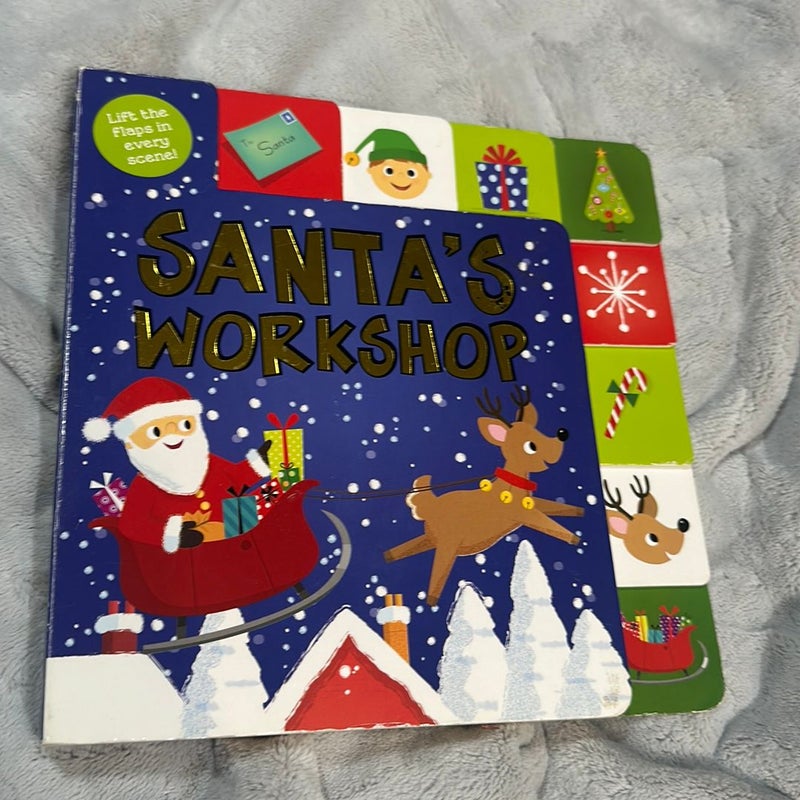 Lift-The-Flap Tab: Santa's Workshop Board Book