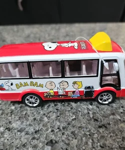 Bam Bam Peanuts School Bus Reading Companion