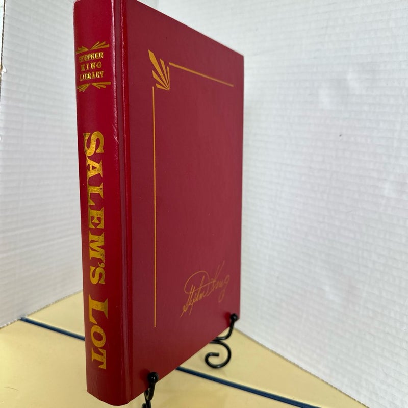 Salem’s Lot By “Red Leather” Stephen King Library Hardcover 1975