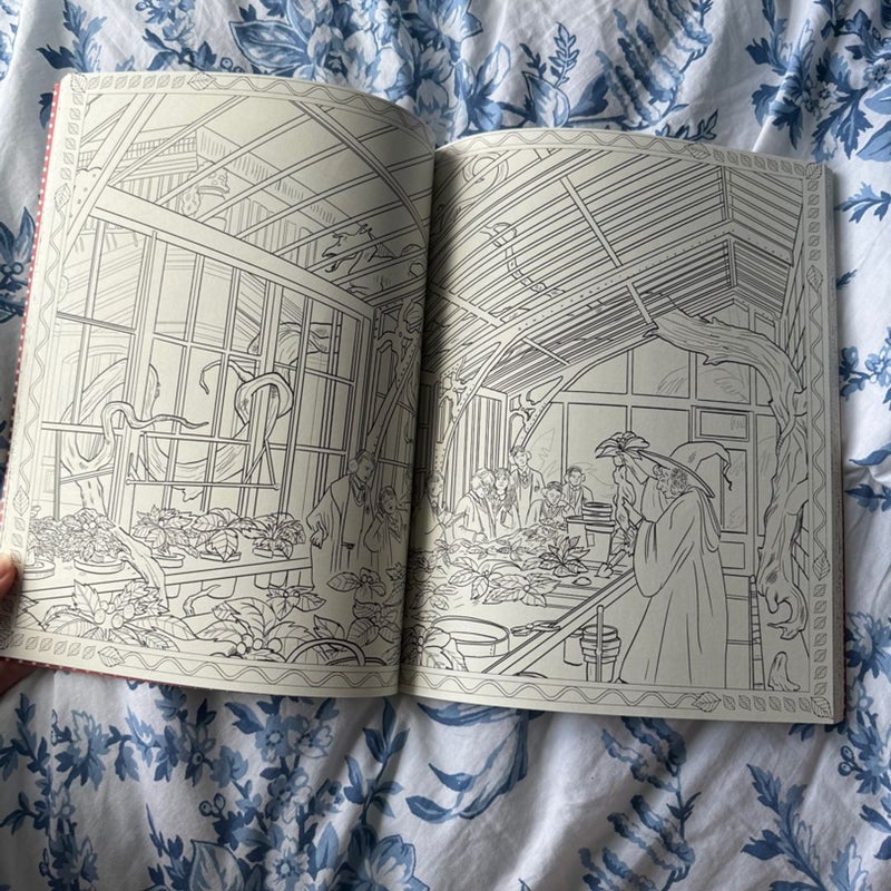 Harry Potter Magical Places and Characters Coloring Book by Scholastic