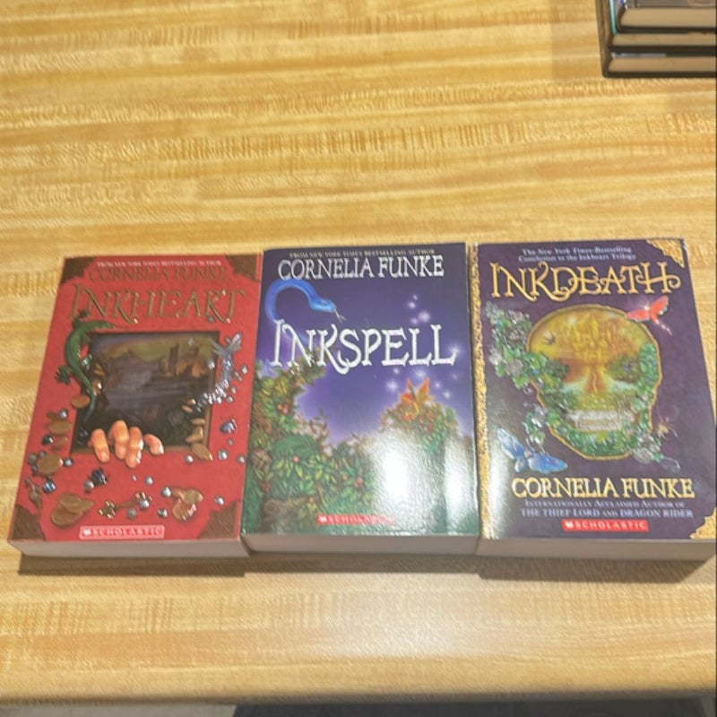 Inkheart, Inkspell, and Inkdeath