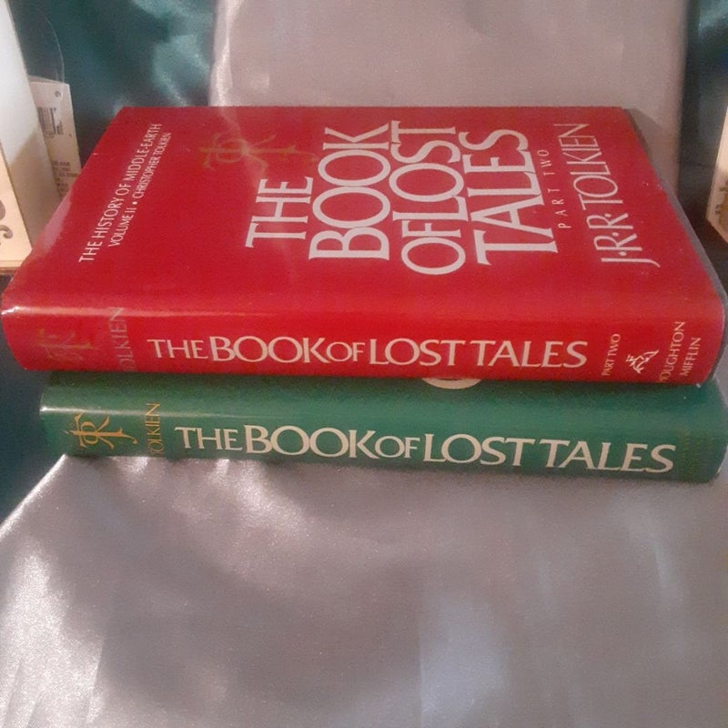 The Book of Lost Tales 1,2 J.R.R. Tolkien hardcover books