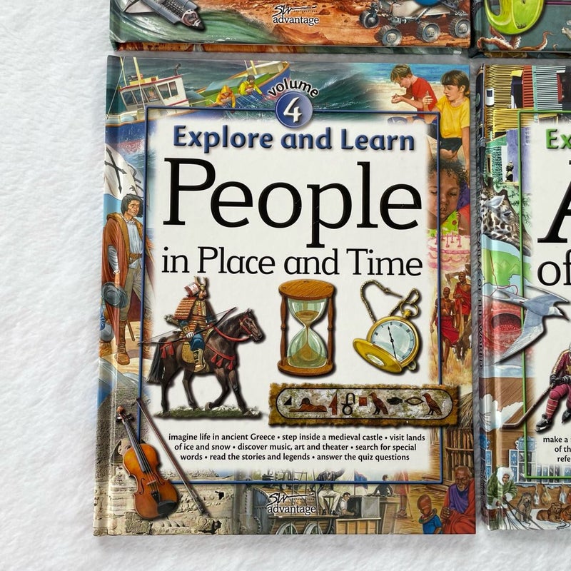 Explore and Learn Volumes 1, 3, 4, 6 Hardcover Homeschool Books SW Advantage