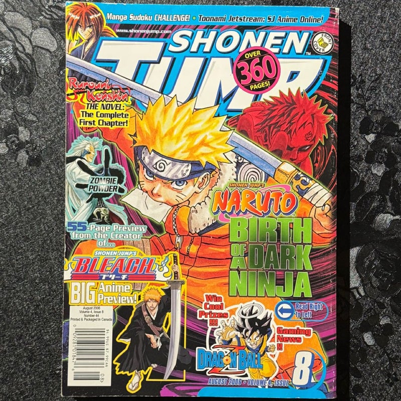 Shonen Jump Volume 4 Issue 8 Number 44 August 2006