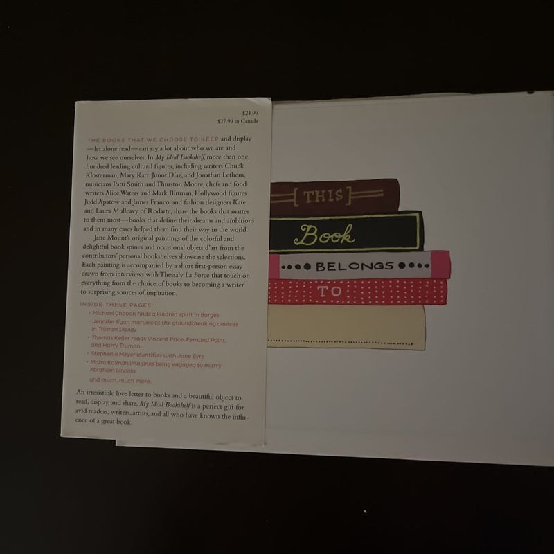 My ideal bookshelf by jane mount hardcover pangobooks