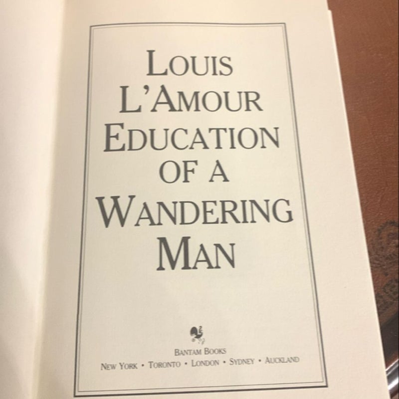 Education of a Wandering Man