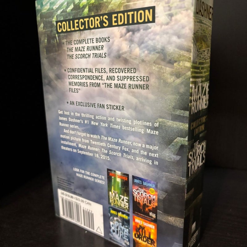 The Maze Runner and the Scorch Trials: the Collector's Edition (Maze Runner, Book One and Book Two)