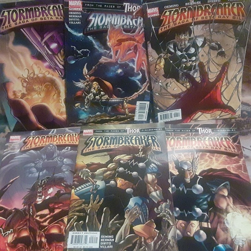 Stormbreaker The Saga of Beta Ray Bill 1,2,3,4,5,6 Marvel Comics 