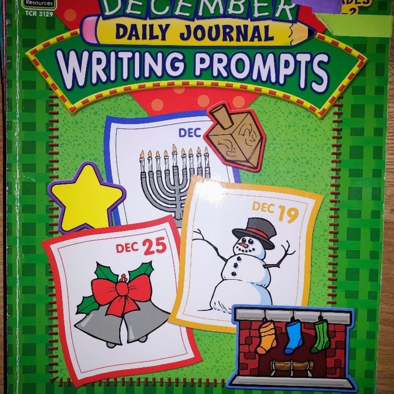 September through May daily journal writing prompts grades kindergarten through 2nd