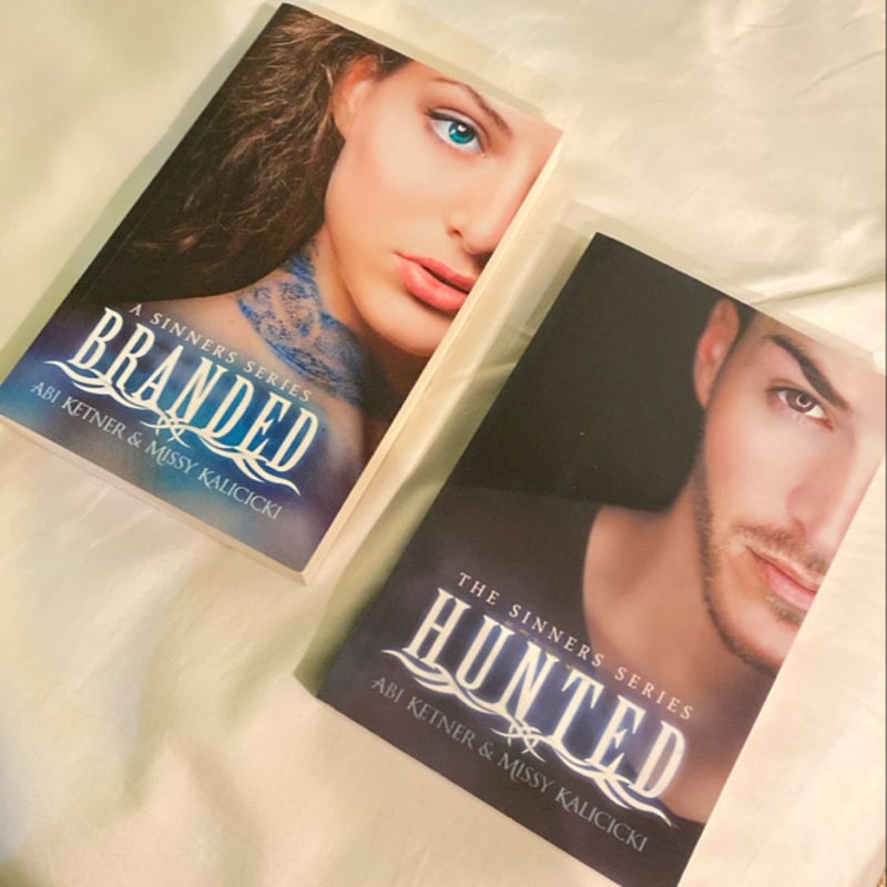 Branded and Hunted (The Sinners Series books 1 &2)