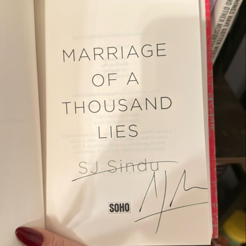 SIGNED Marriage of a Thousand Lies