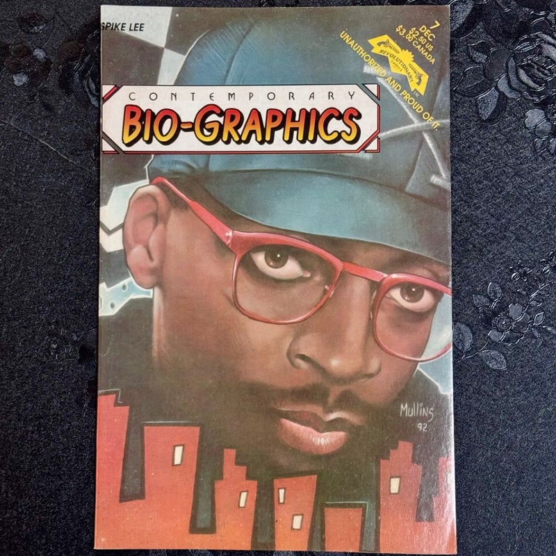 Contemporary Bio-Graphics # 7 Dec 1992 Spike Lee Revolutionary Comics