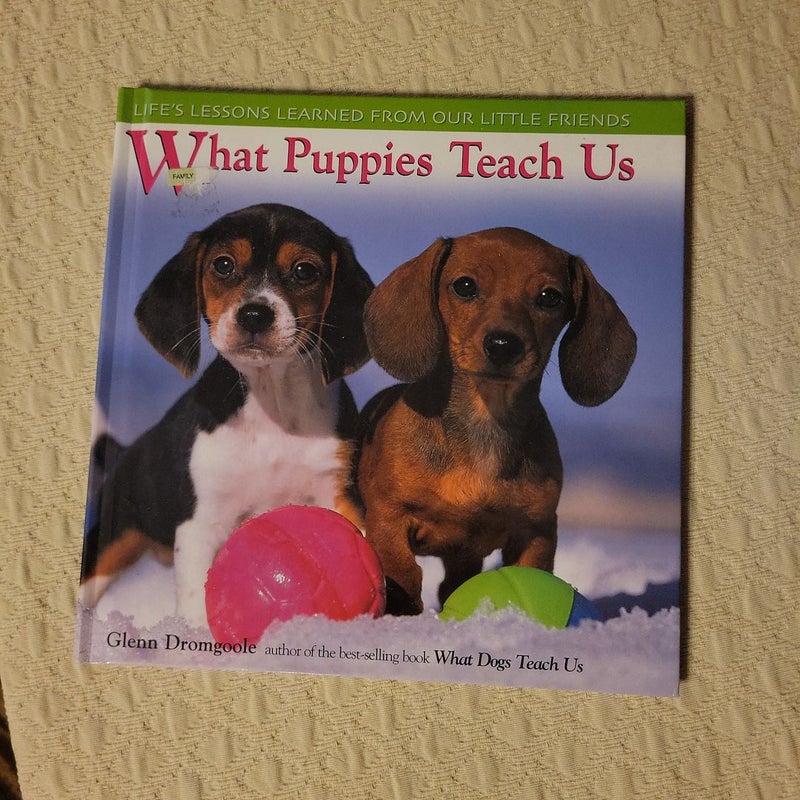 What Puppies Teach Us