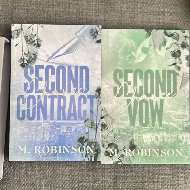 Second Chance Contract & Second Chance Vow Eternal Embers By M. Robinson