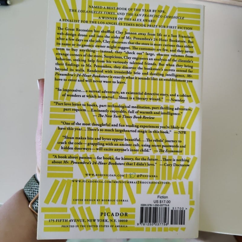 Mr. Penumbra's 24-Hour Bookstore
