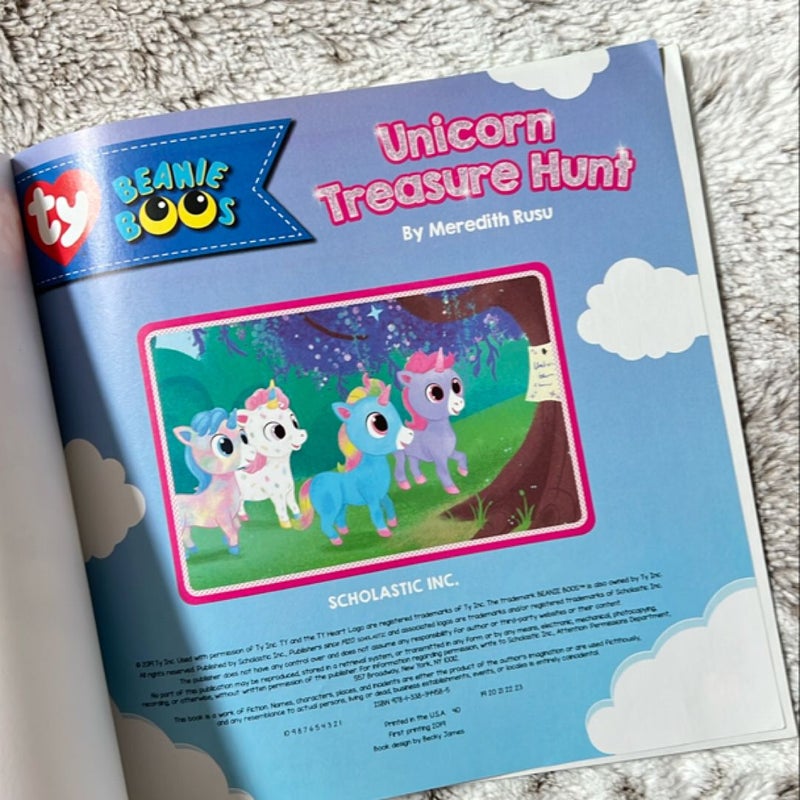 Unicorn Treasure Hunt (Beanie Boos: Storybook with Stickers)