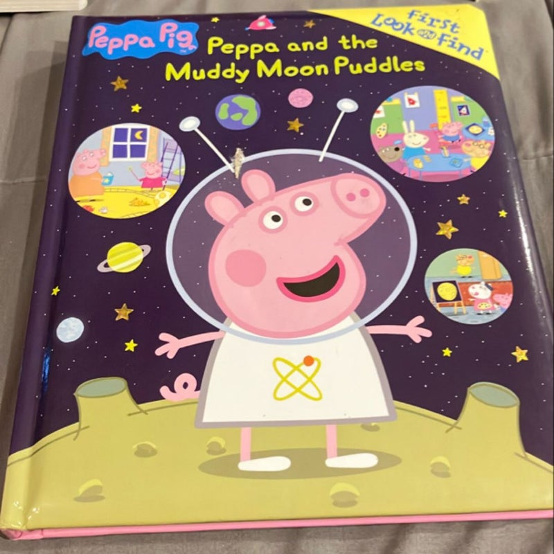 Peppa Pig: Peppa and the Muddy Moon Puddles First Look and Find