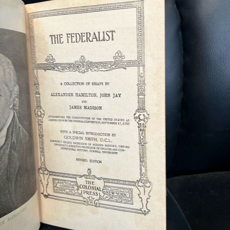 The Federalist : A Collection of Essays