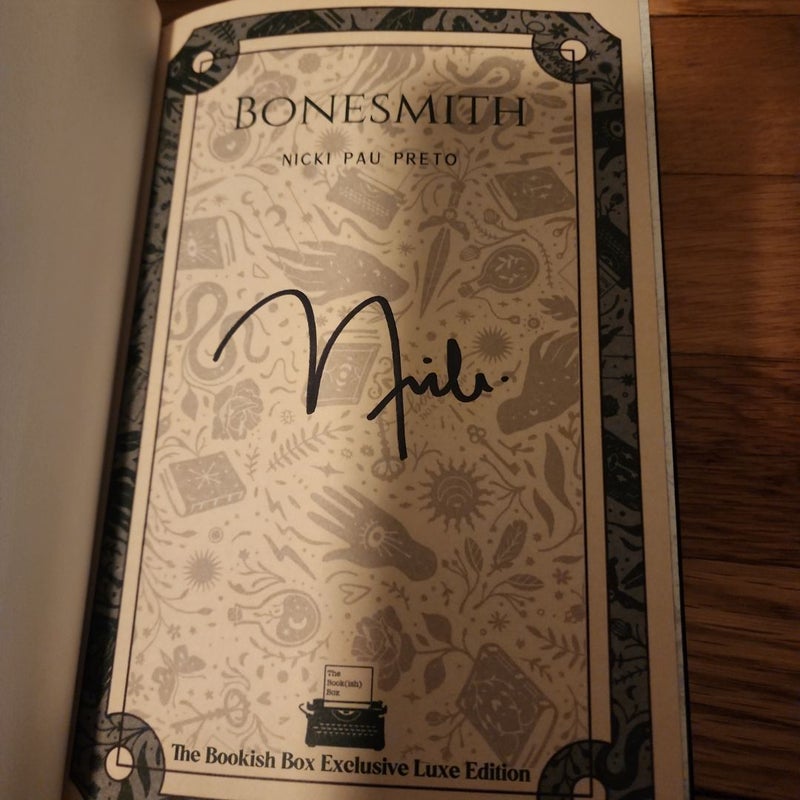 Bone smith bookish box edition