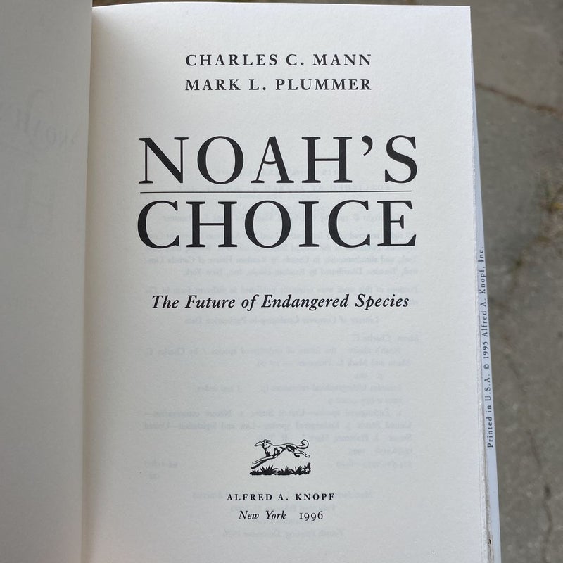 Noah's Choice