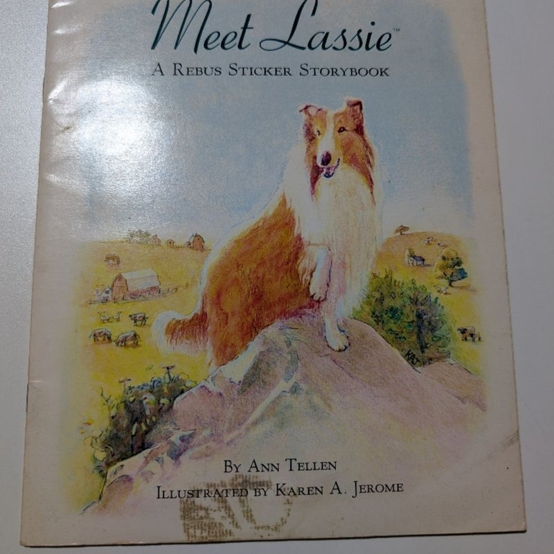 Meet Lassie: A Rebus Sticker Storybook