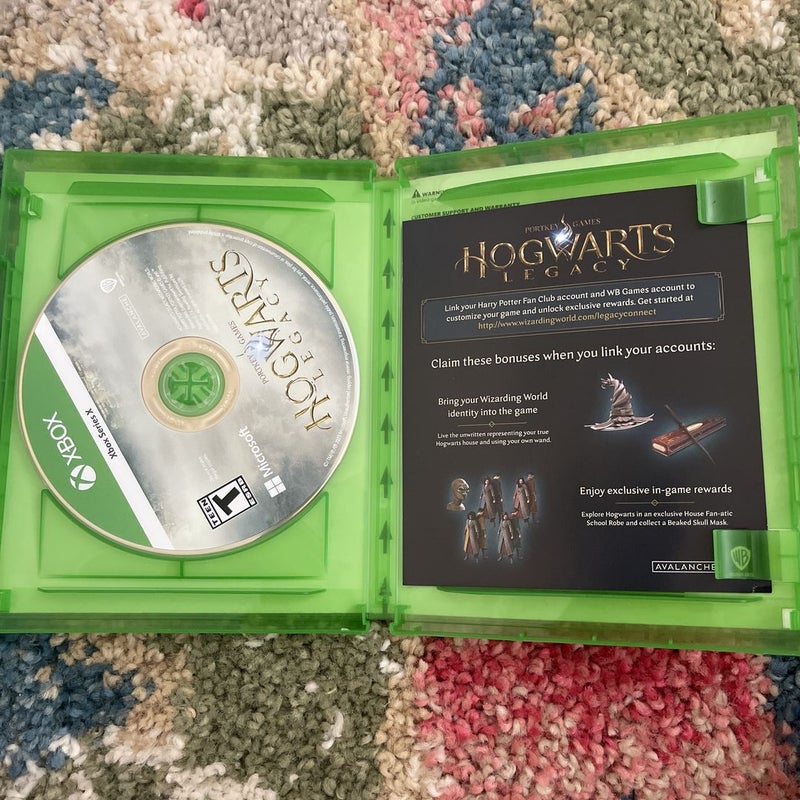 Physical Video Games - Package WB Games Hogwarts Legacy and Microsoft Xbox  One and Series X