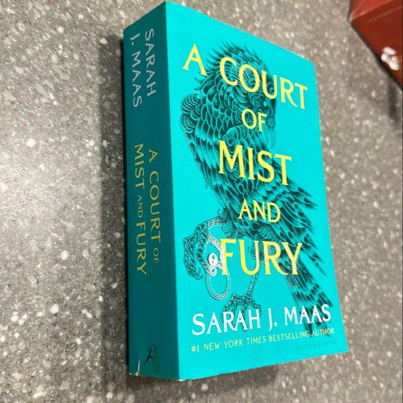 A Court of Mist and Fury sprayed edges 