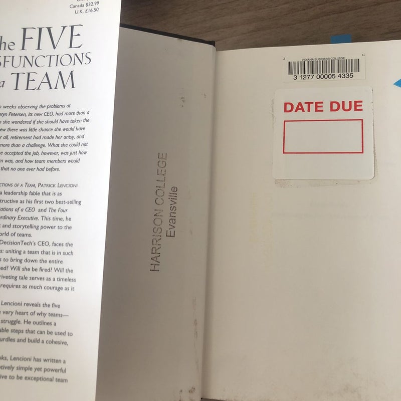 The Five Dysfunctions of a Team